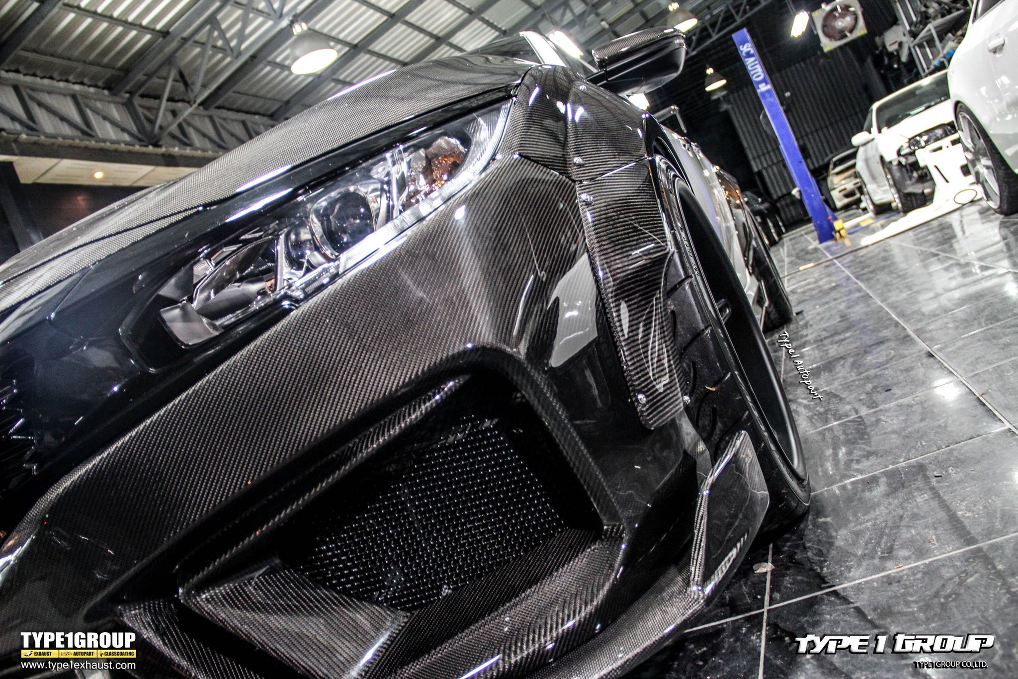 Check our price and buy CMST Carbon Fiber Body Kit set for Honda Civic 10th!