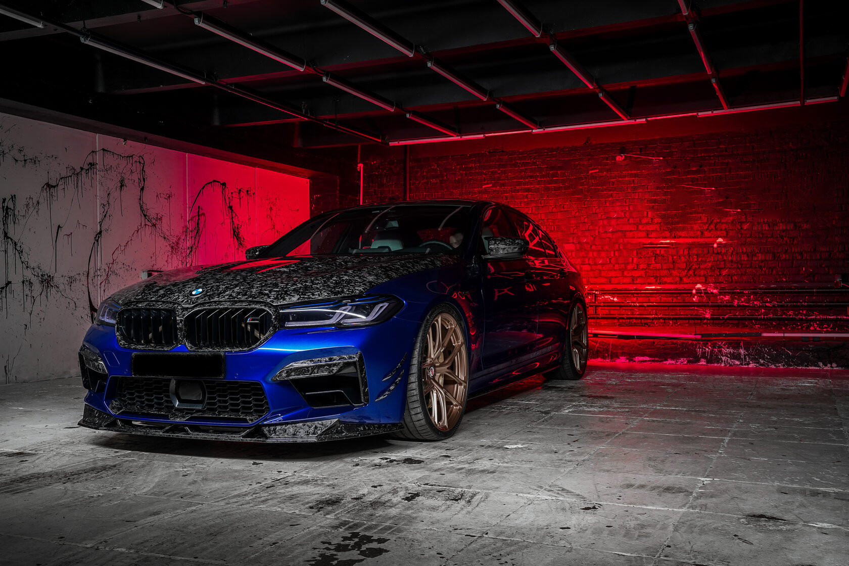 Check price and buy Forged Carbon Fiber Body kit set for BMW M5 F90 Restyling