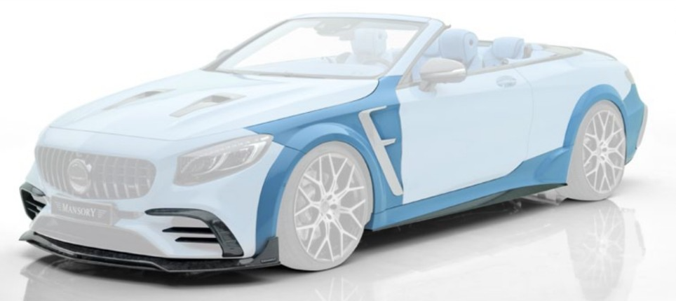 Widebody kit Mansory Carbon for Mercedes S-Class С217 Coupe / Cabrio AMG S63 