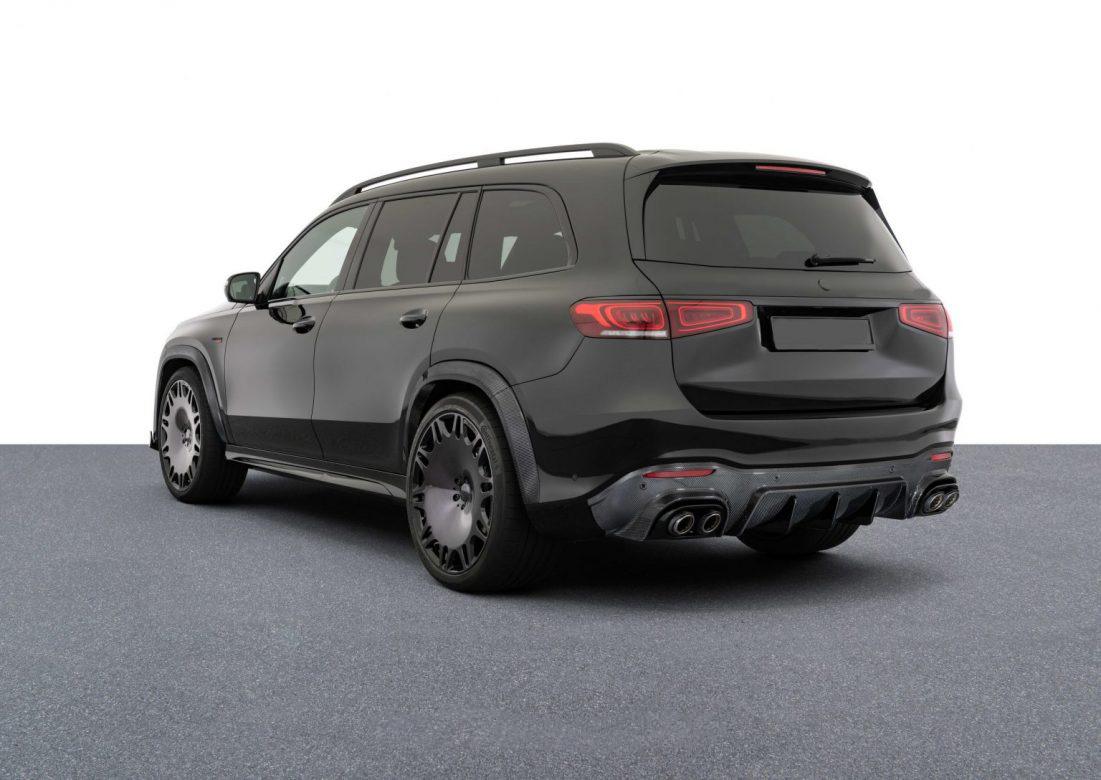 Rear diffuser BS Style carbon for Mercedes-Benz GLS X167 AMG Line
