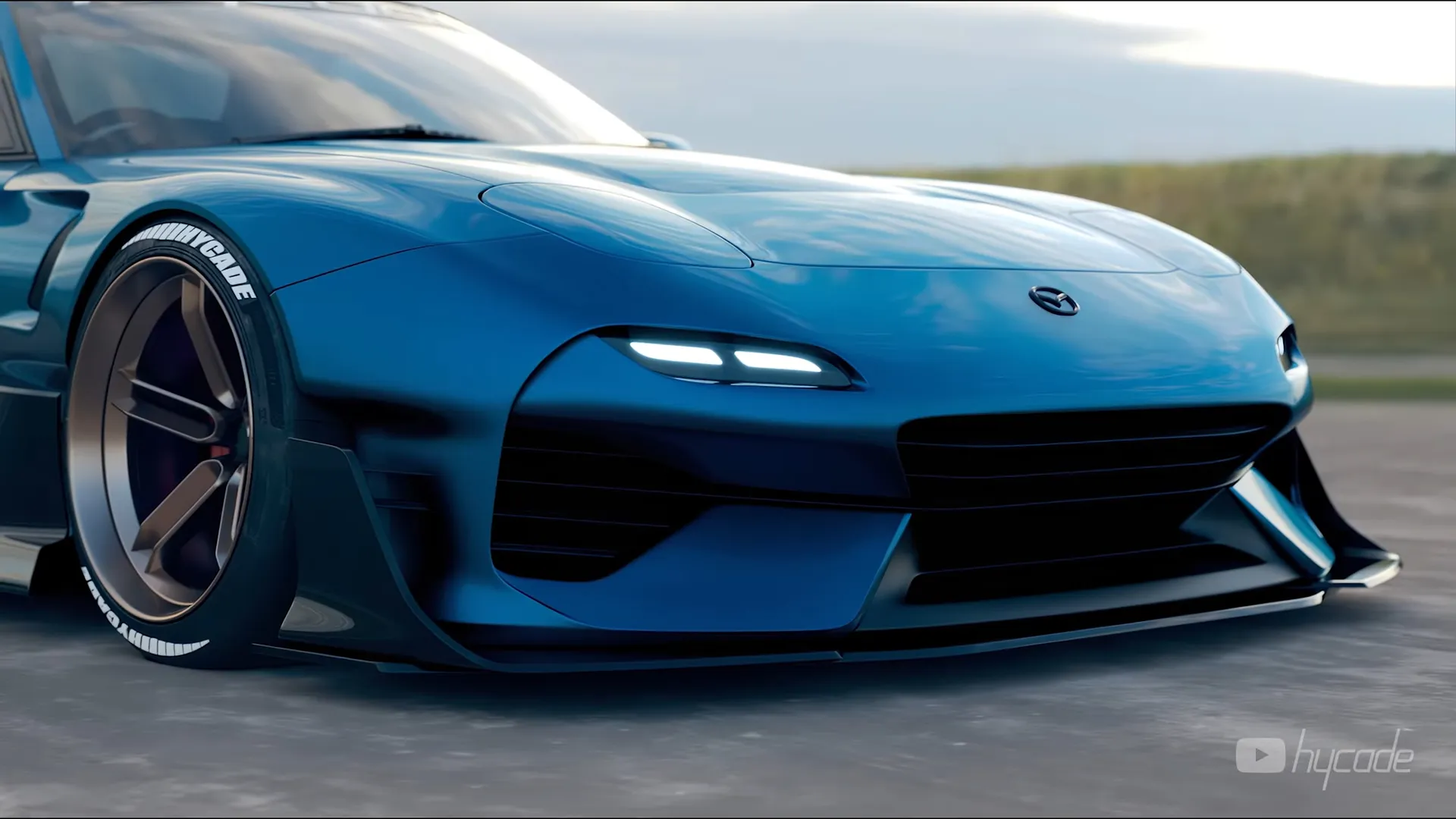 Mazda RX7 Custom Wide Body Kit by Hycade