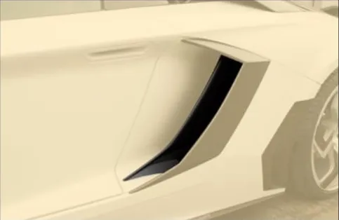 Air intake - middle part Mansory Carbon for Lamborghini Aventador