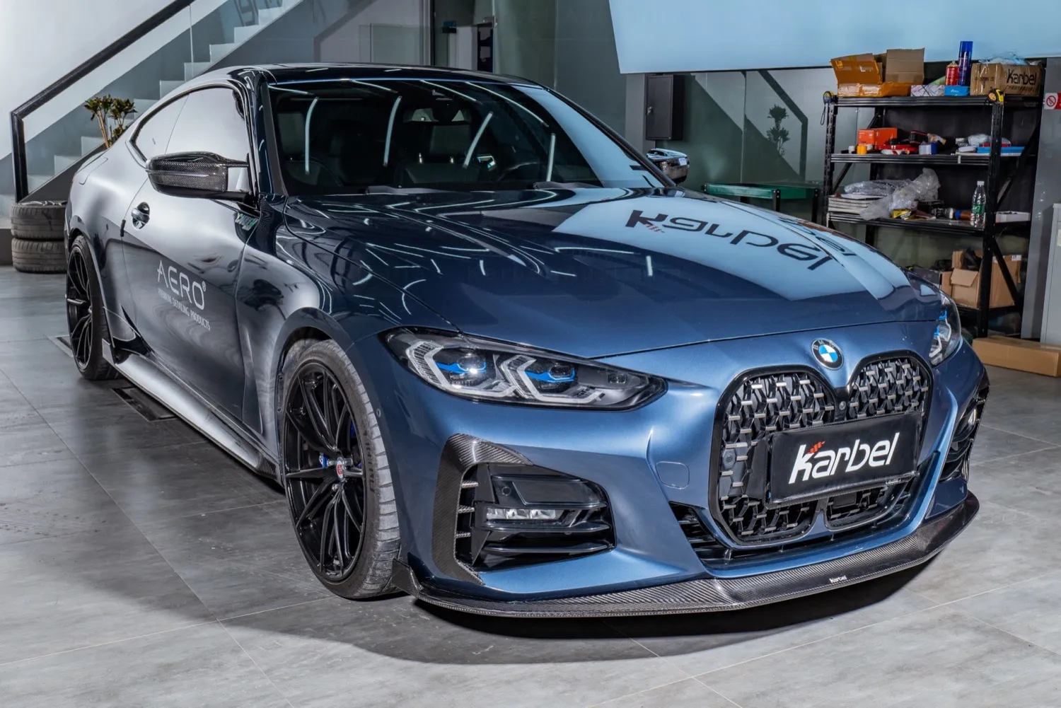 Check price and buy Karbel Carbon Fiber Body kit set for BMW 4 series G22/G23