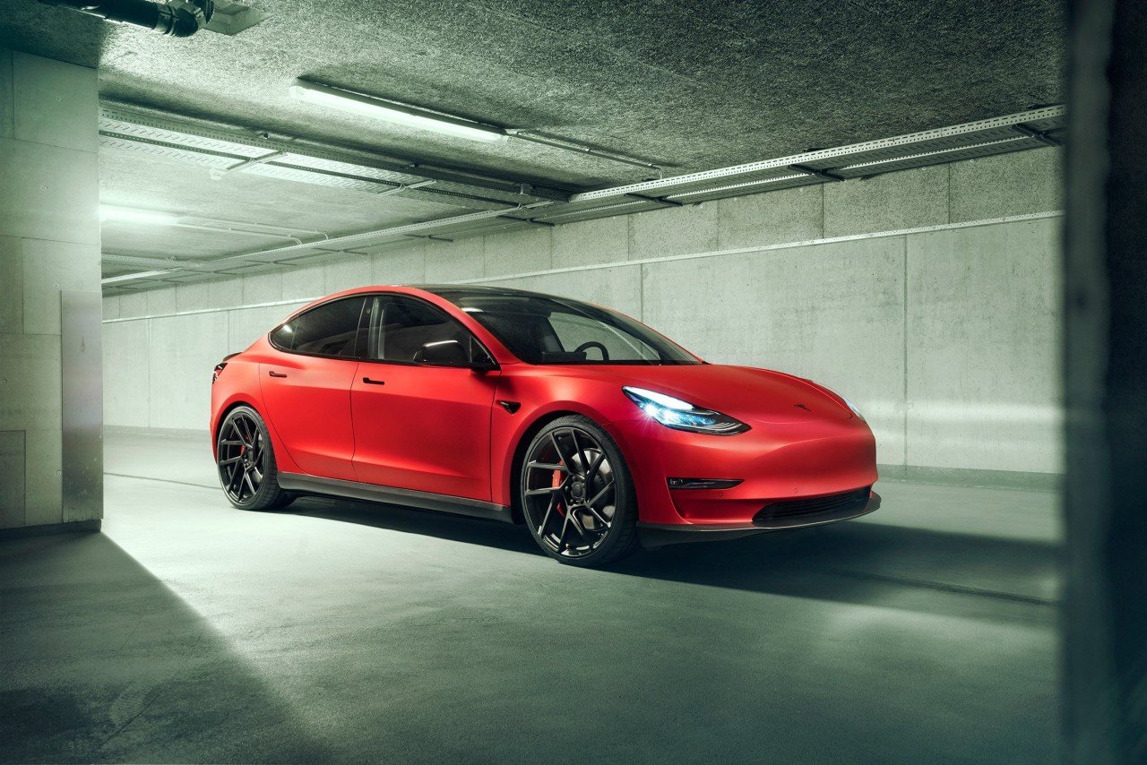 Check price and buy Novitec Carbon Fiber Body kit set for Tesla Model 3