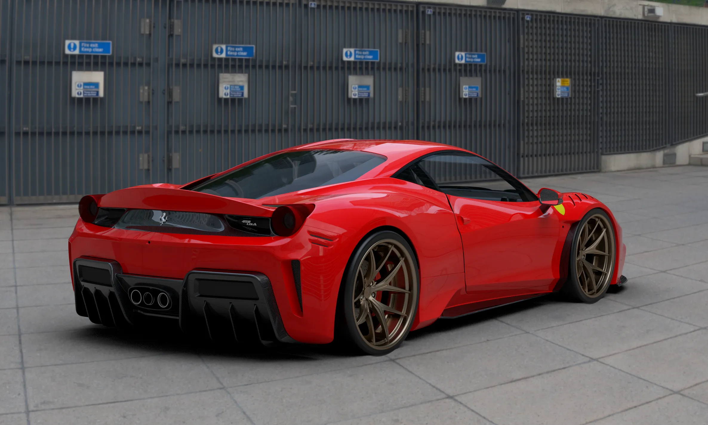 Check price and buy Duke Dynamics Body kit set for Ferrari 458
