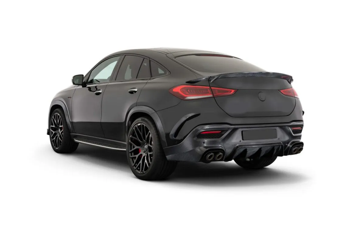 Rear bumper diffuser BS style Carbon for Mercedes-Benz GLE Coupe C167
