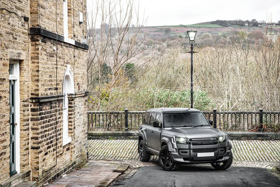 Check our price and buy Kahn Design carbon fiber body kit set for Land Rover Defender 110 wide track