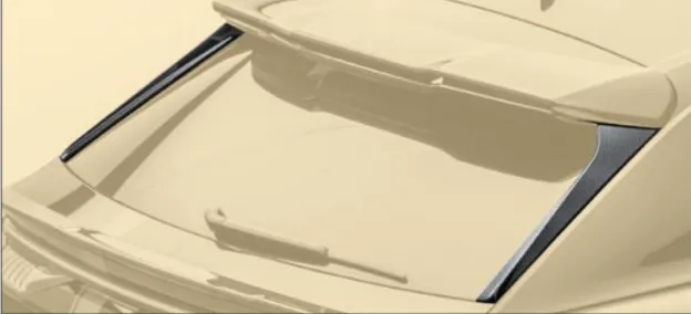 Roof spoiler extension Mansory Carbon for Audi RS Q8