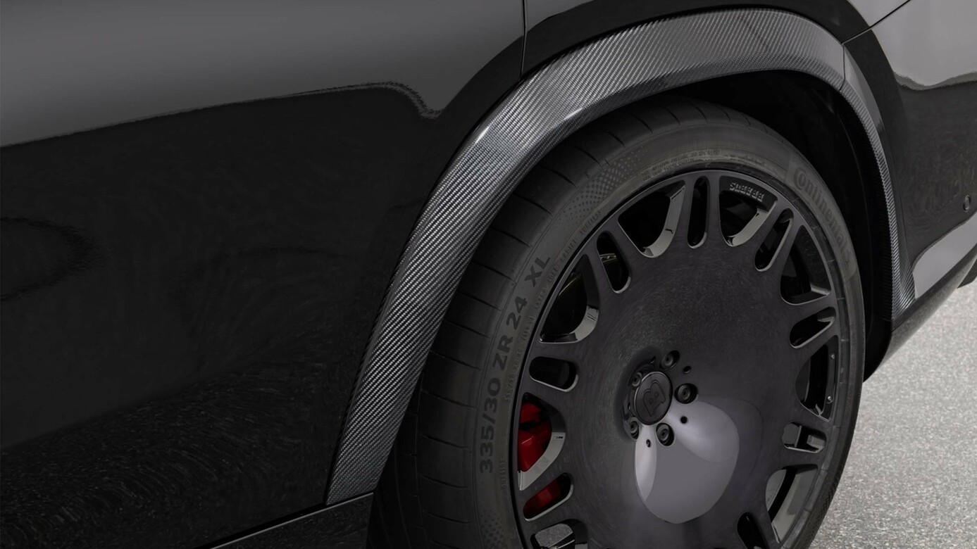 Fender add-on parts Brabus Carbon for Mercedes-Benz GLS X 167 Maybach GLS 600