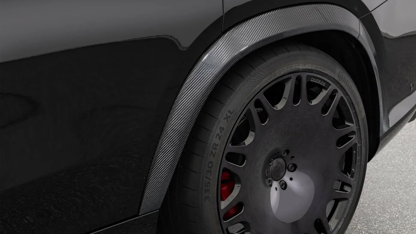 Fender add-on parts Brabus Carbon for Mercedes-Benz GLS X 167 Maybach GLS 600