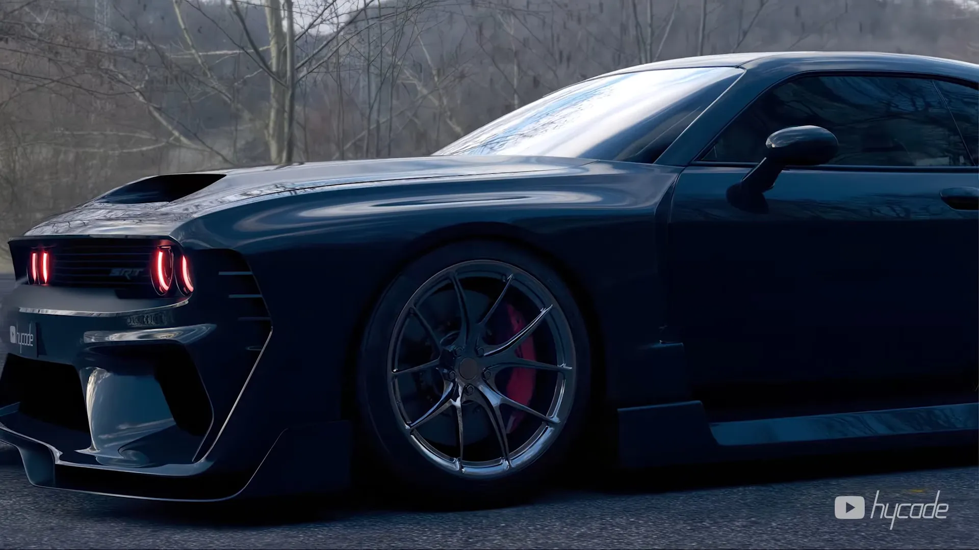 Dodge Challenger Demon Custom Wide Body Kit by Hycade