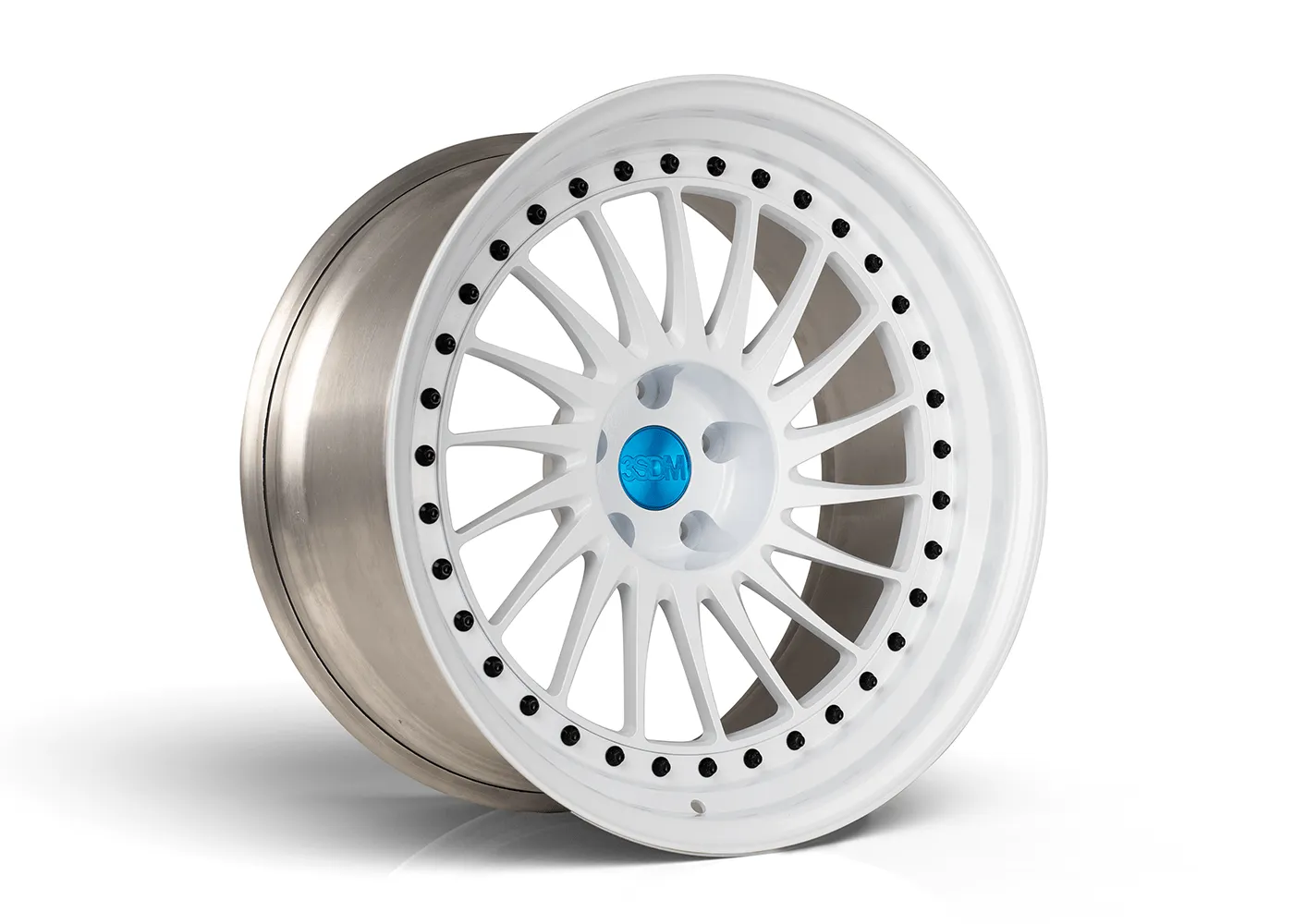 3SDM 3.04 FR Series 3-Piece Forged Wheel — studio render flat face