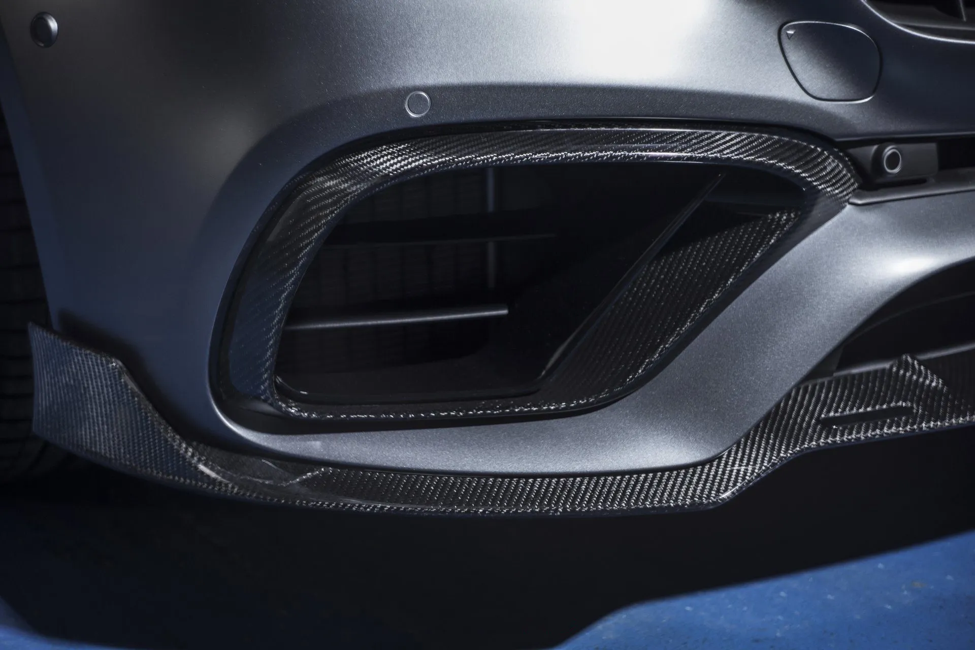 Front apron attachments carbon BS Style for Mercedes E-class AMG W213  AMG E 63