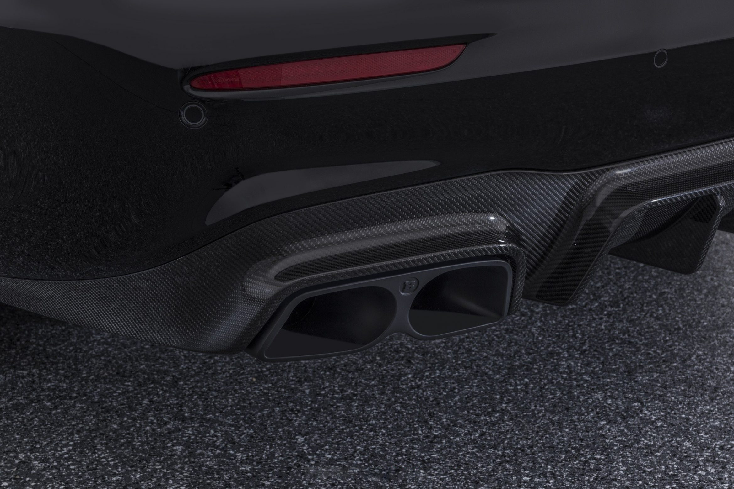 Exhaust tips Carbon for Mercedes S-class Coupe C217 Restyling