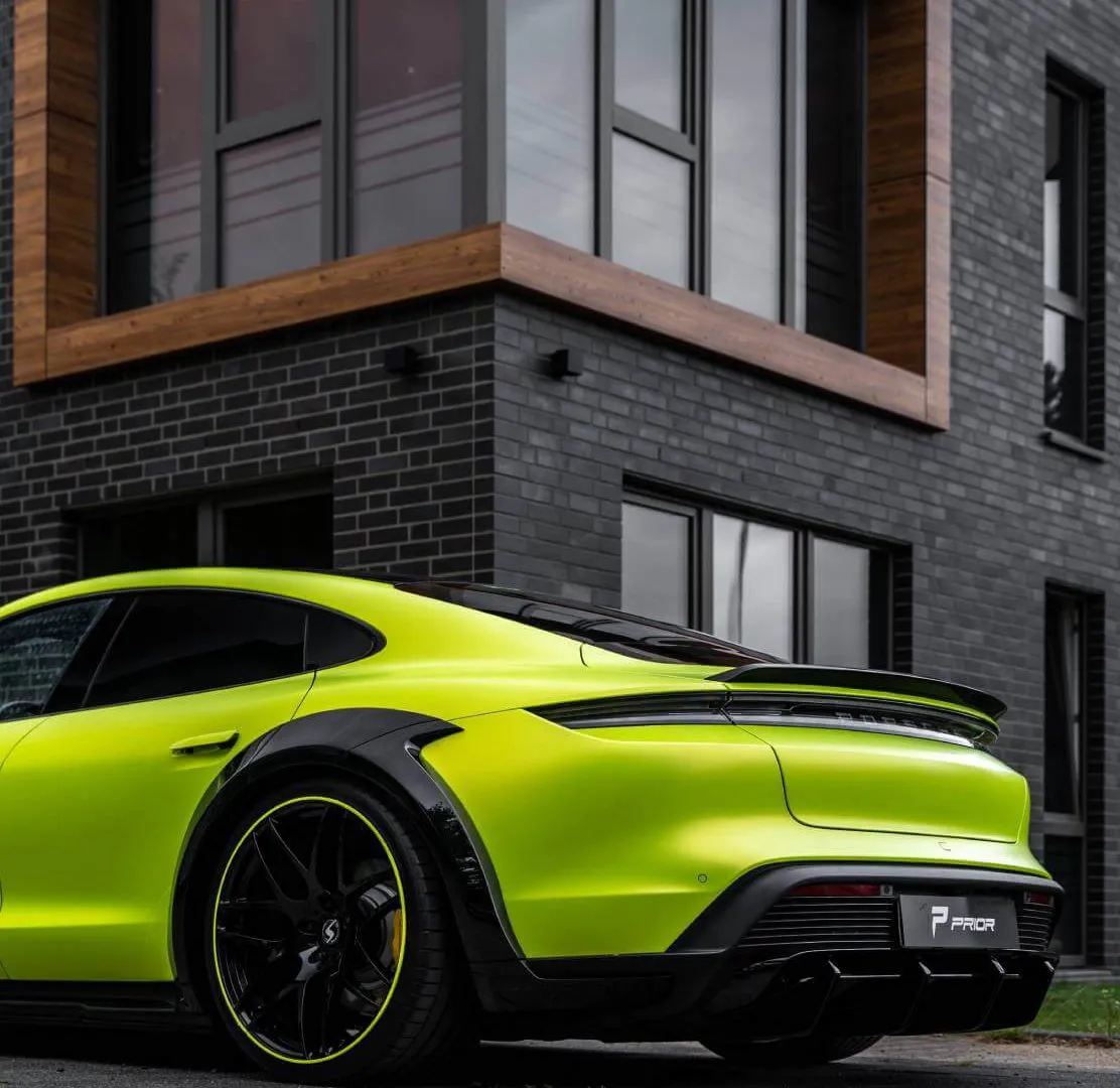 Rear Trunk Spoiler Prior Design PD TE widebody for Porsche Taycan