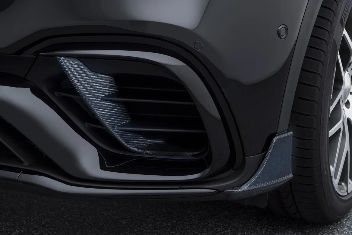 Front bumper inserts Brabus Carbon for Mercedes GLС AMG X253 AMG GLC 63