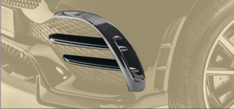 Front splitter Mansory Carbon for Mercedes GLE V167