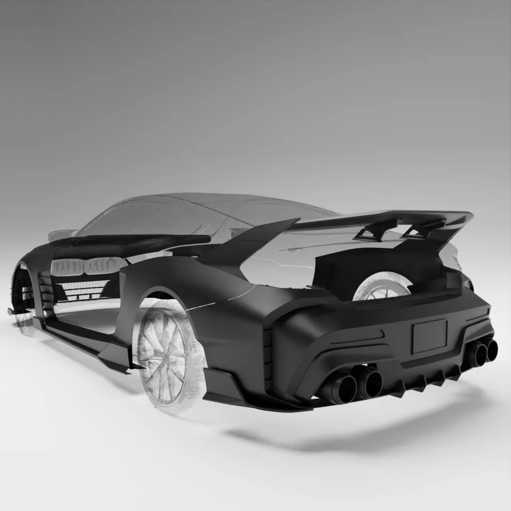 Wide-body kit (Front and Rear arches) for BMW M8 Coupe F91/F92/F93 GTR