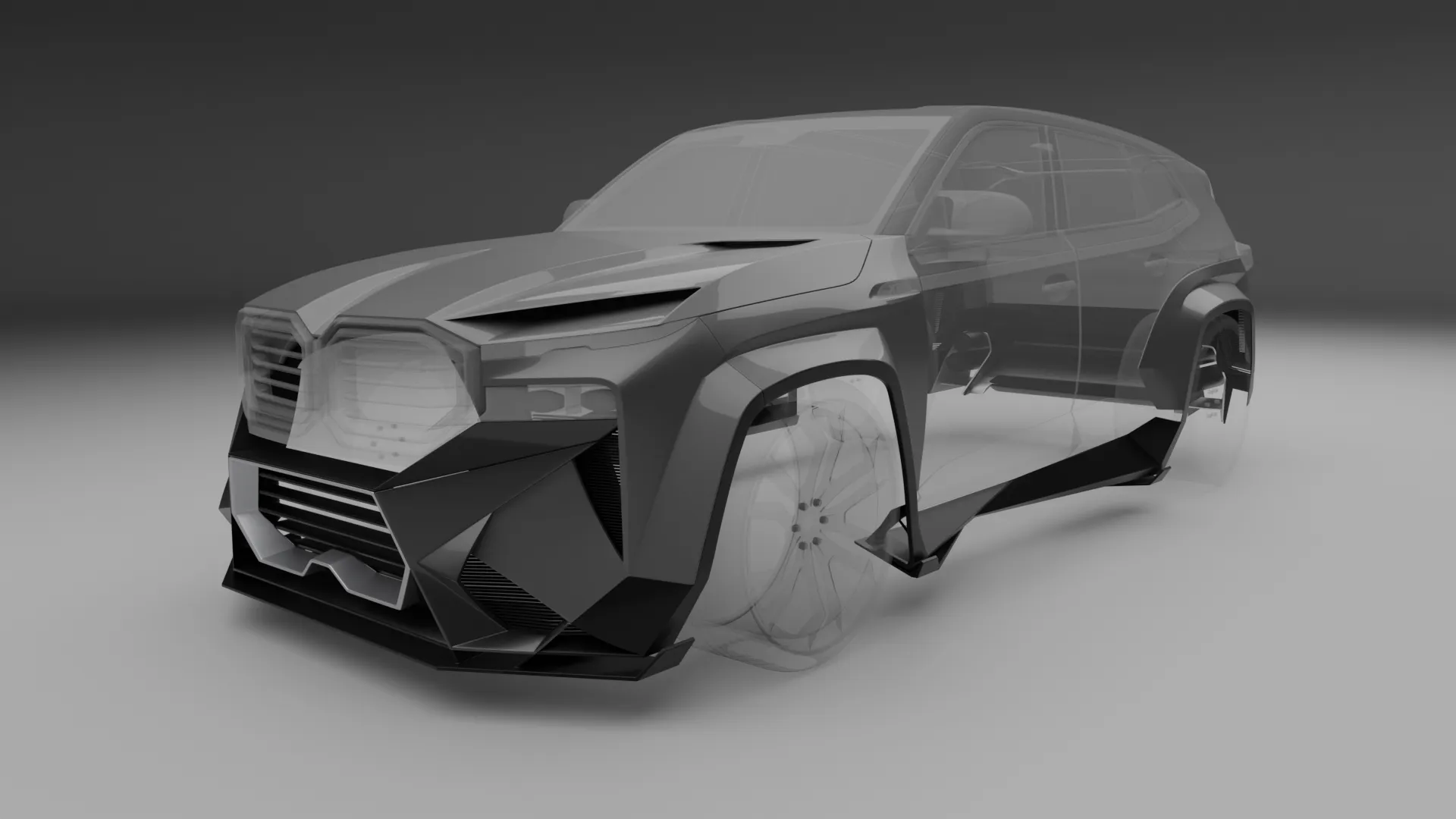 BMW XM Custom Design Wide Body Kit  "Summit" by Bête Noire