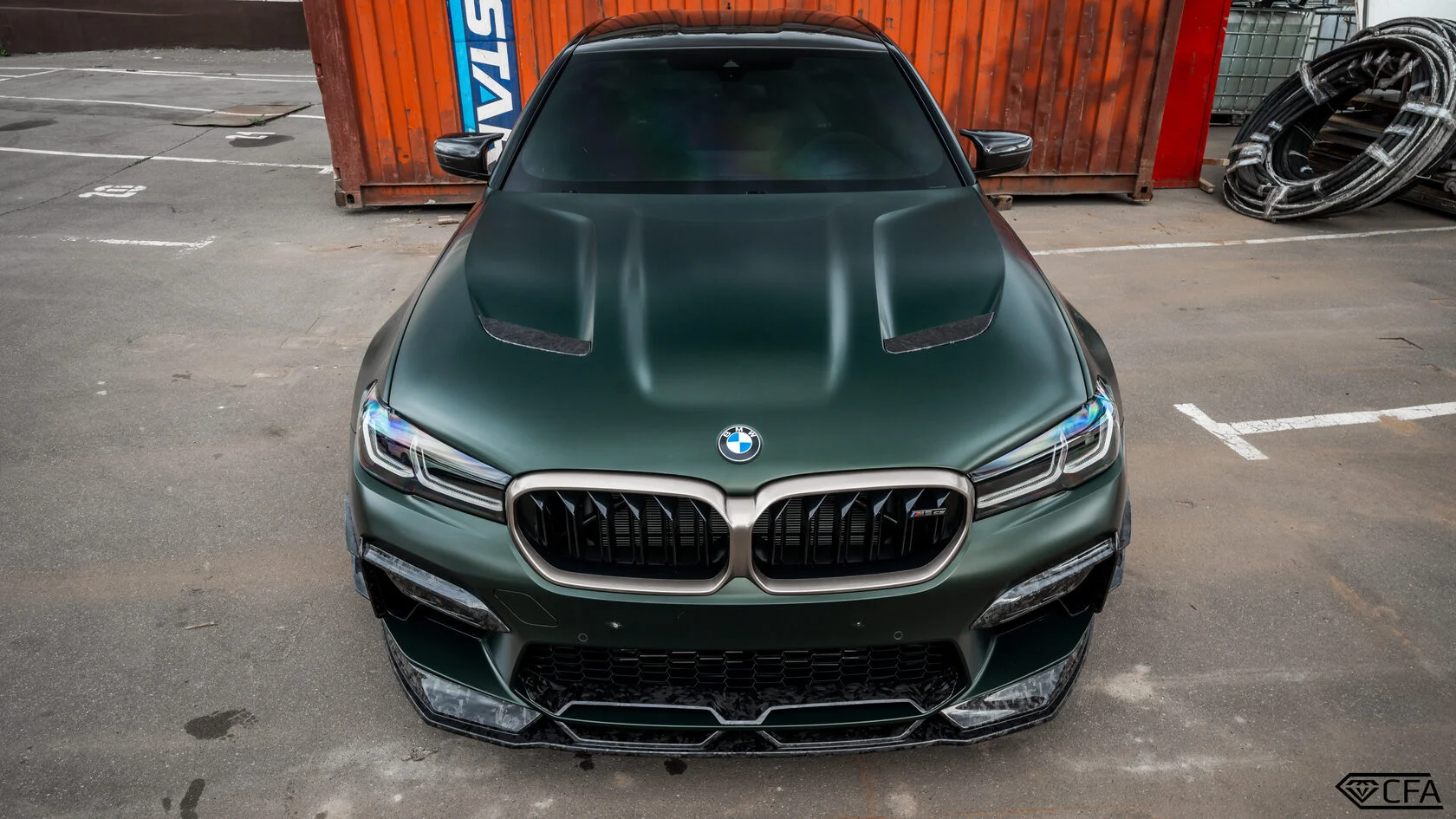 Капот CS из кованого карбона для BMW M5 F90 Купить с доставкой, установкой,  доступной ценой и гарантией