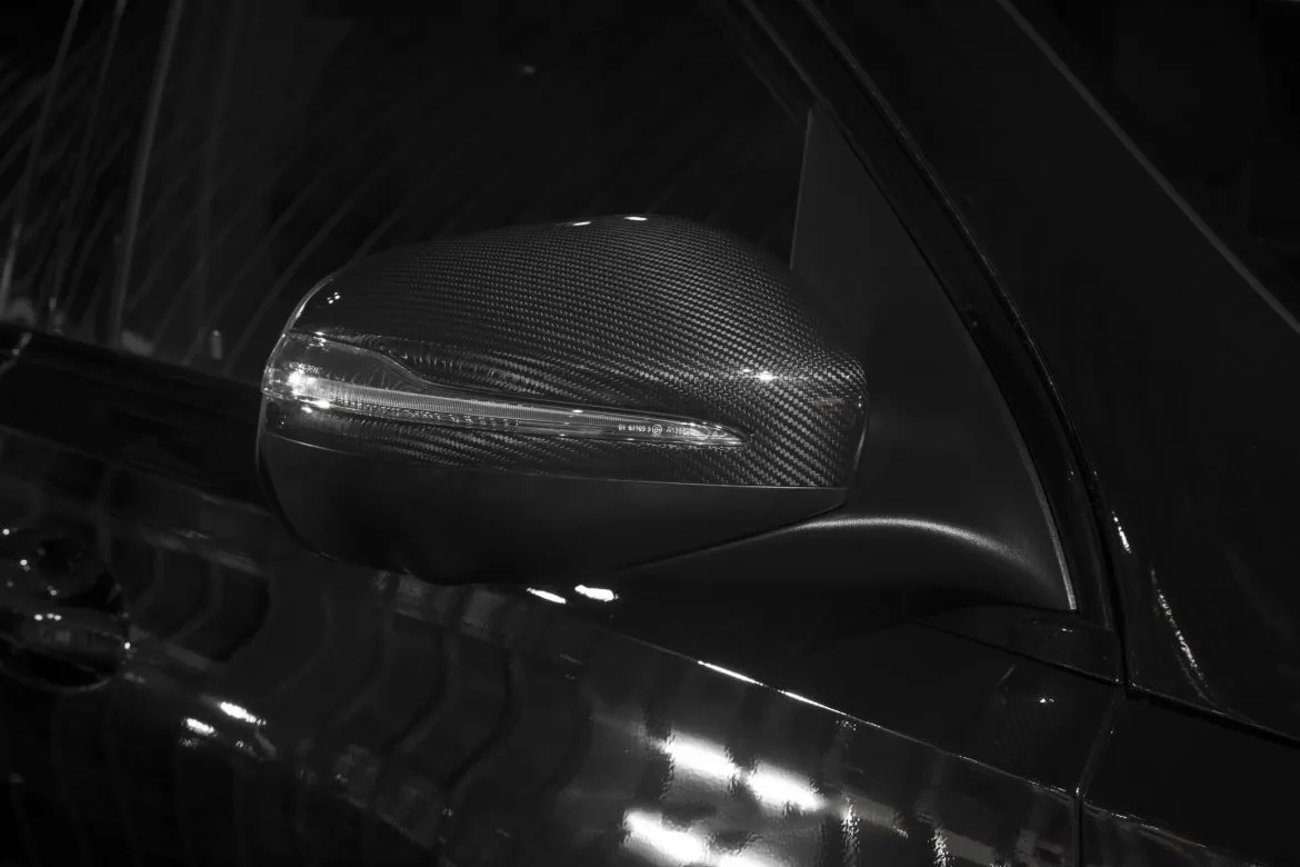 Mirror caps carbon for Mercedes C-class W 205 C 160 - C 400