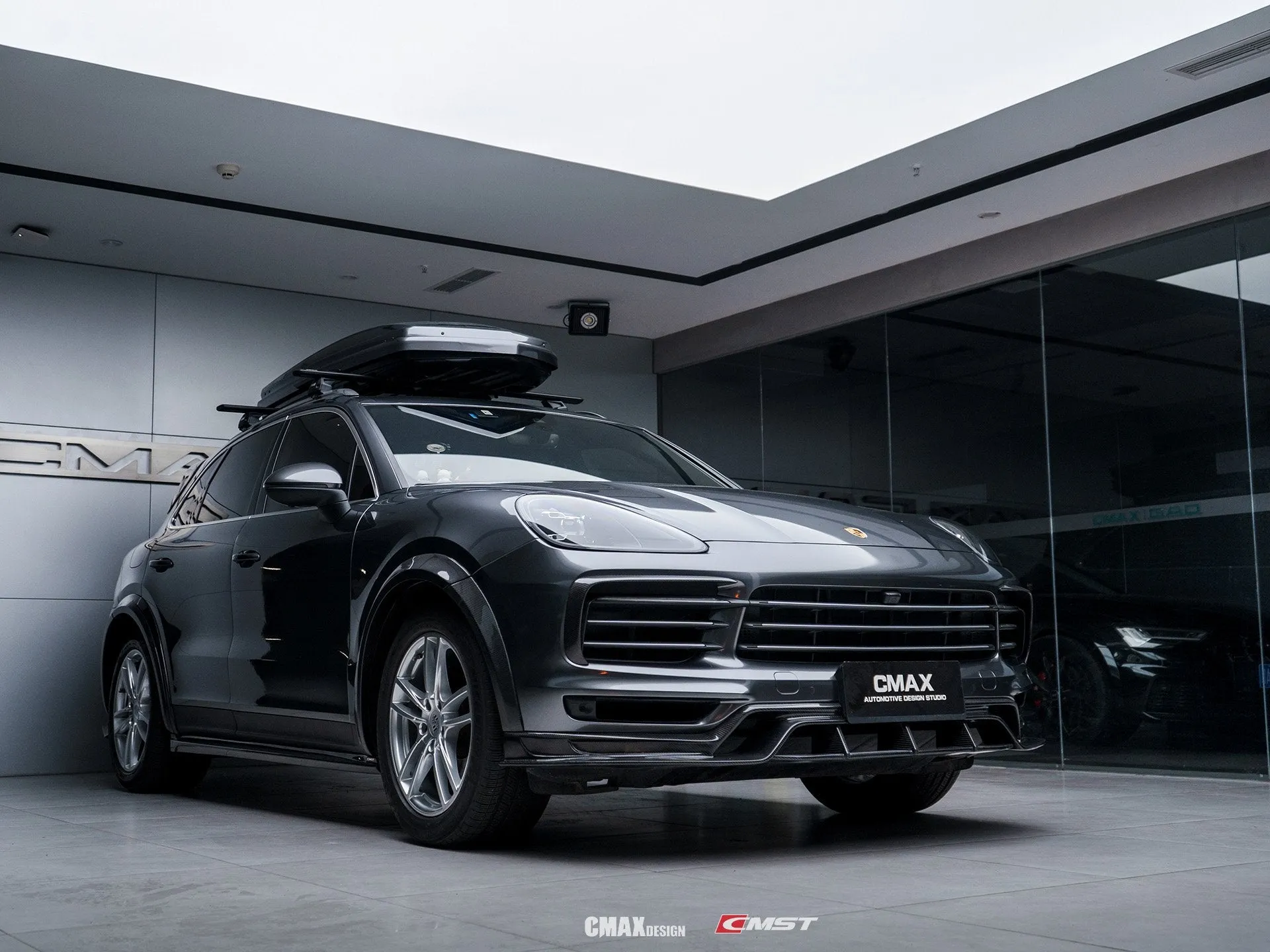 Check our price and buy CMST Carbon Fiber Body Kit set Style for Porsche Cayenne 9Y0