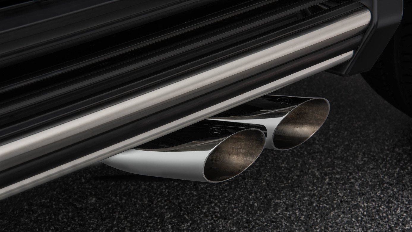 Flap sports exhaust system Brabus for Mercedes G-class W463 G 500 4X4²