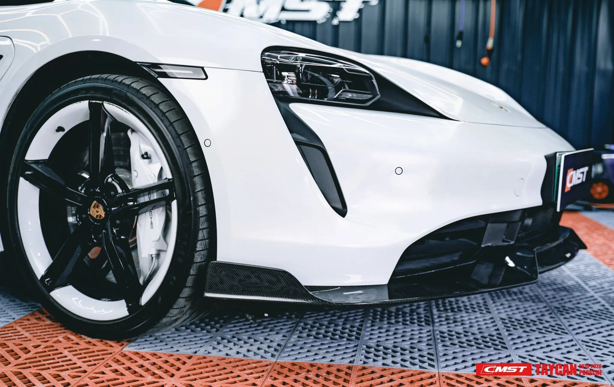 Check our price and buy CMST Carbon Fiber Body Kit set Style for Porsche Taycan Turbo & Turbo S