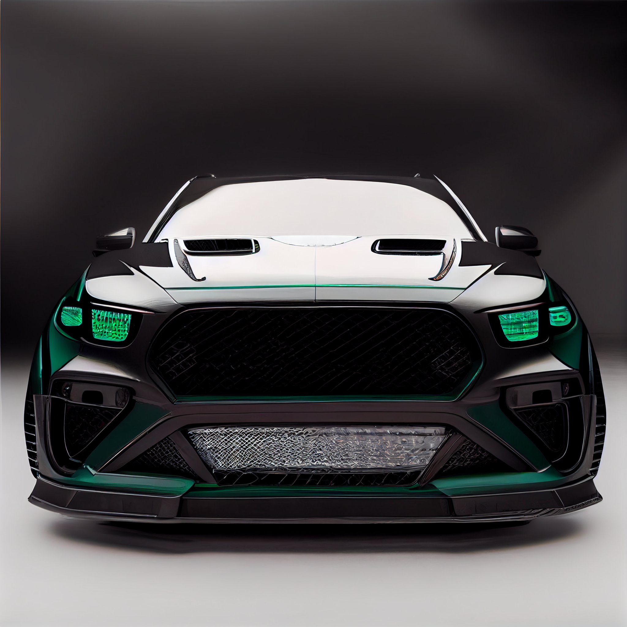 AI Custom Design Wide Body Front Bumper for Bentley Bentayga Ver 3.2