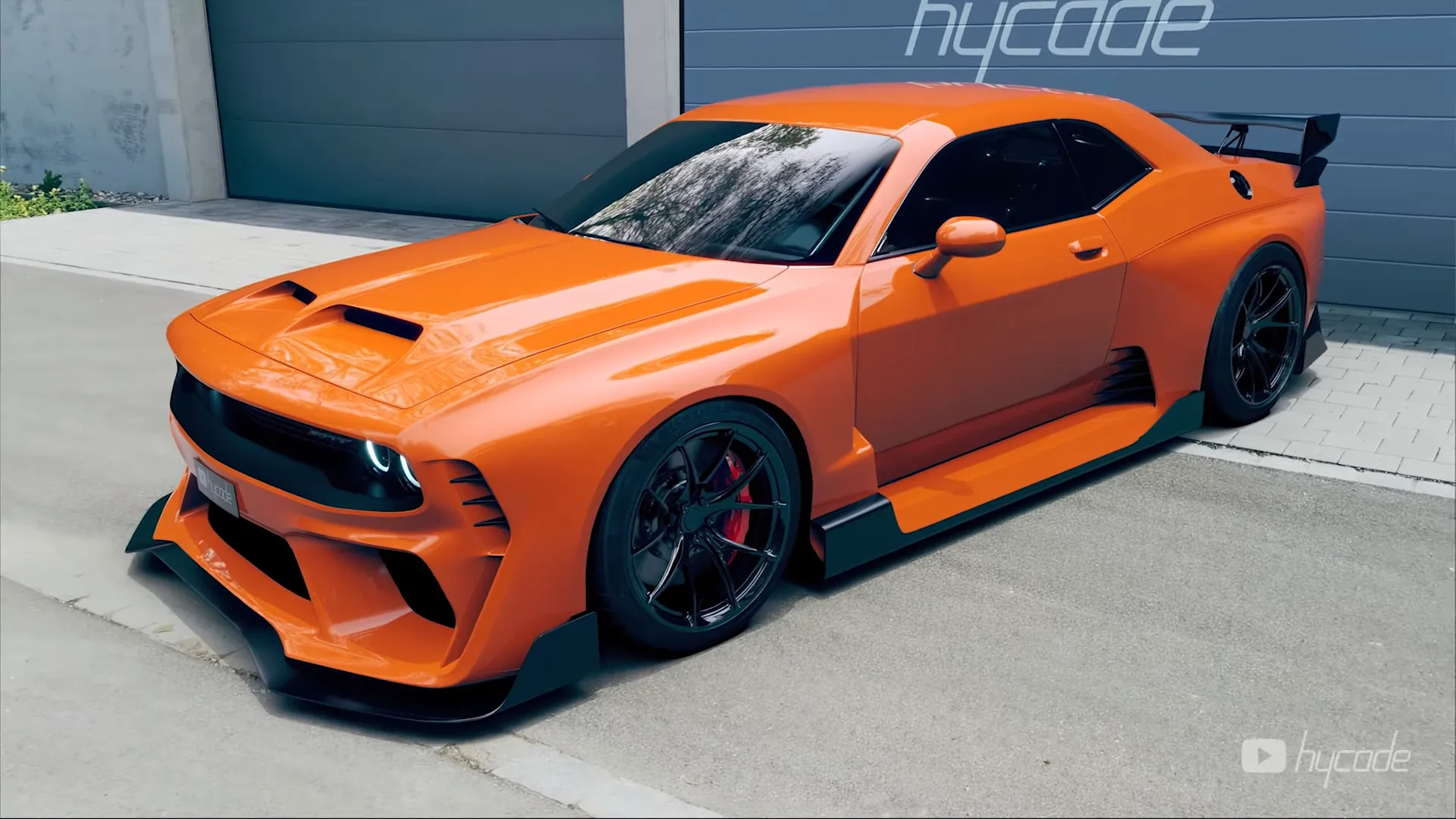 Dodge Challenger Demon Custom Wide Body Kit by Hycade