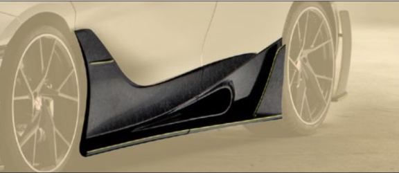 Side set Mansory Carbon for McLaren 720S