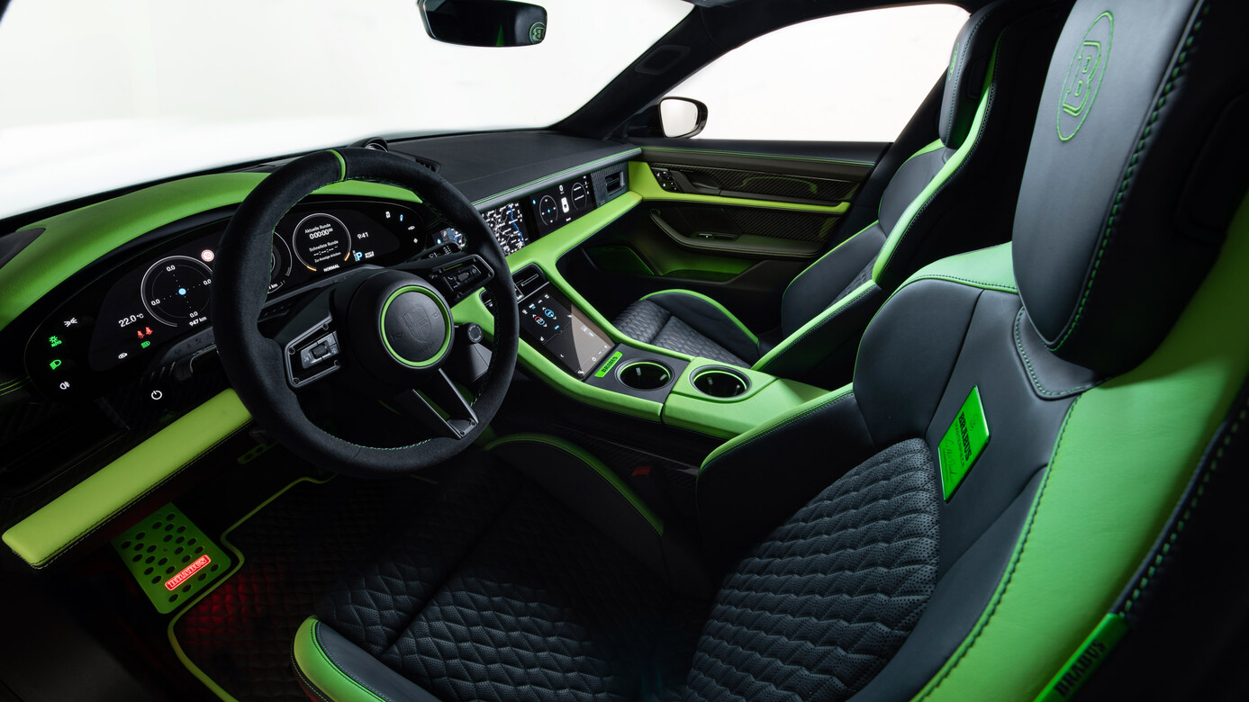 Leather interior Brabus Carbon for Porsche Taycan