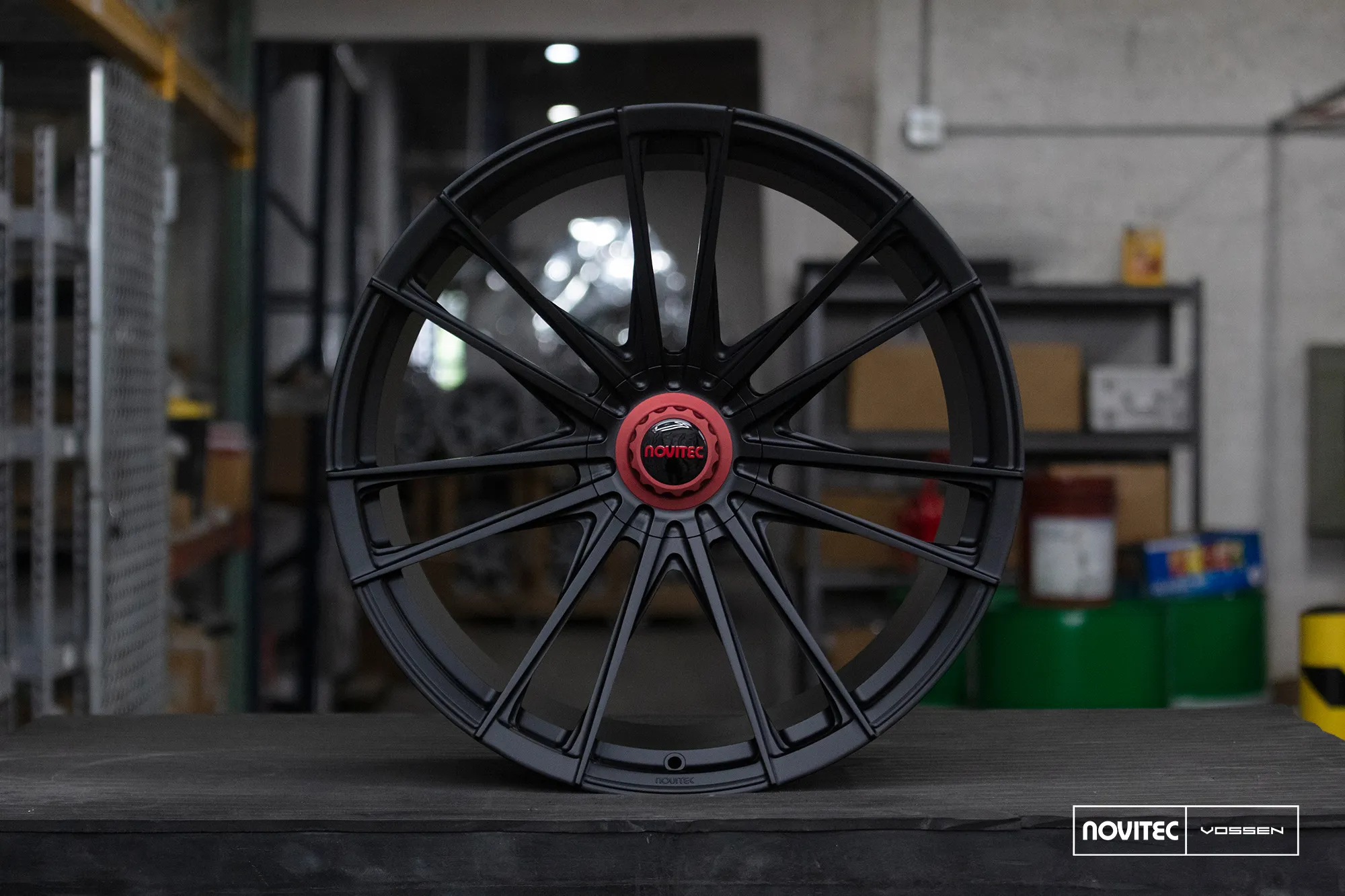 Vossen MC3 forged wheel — finish detail