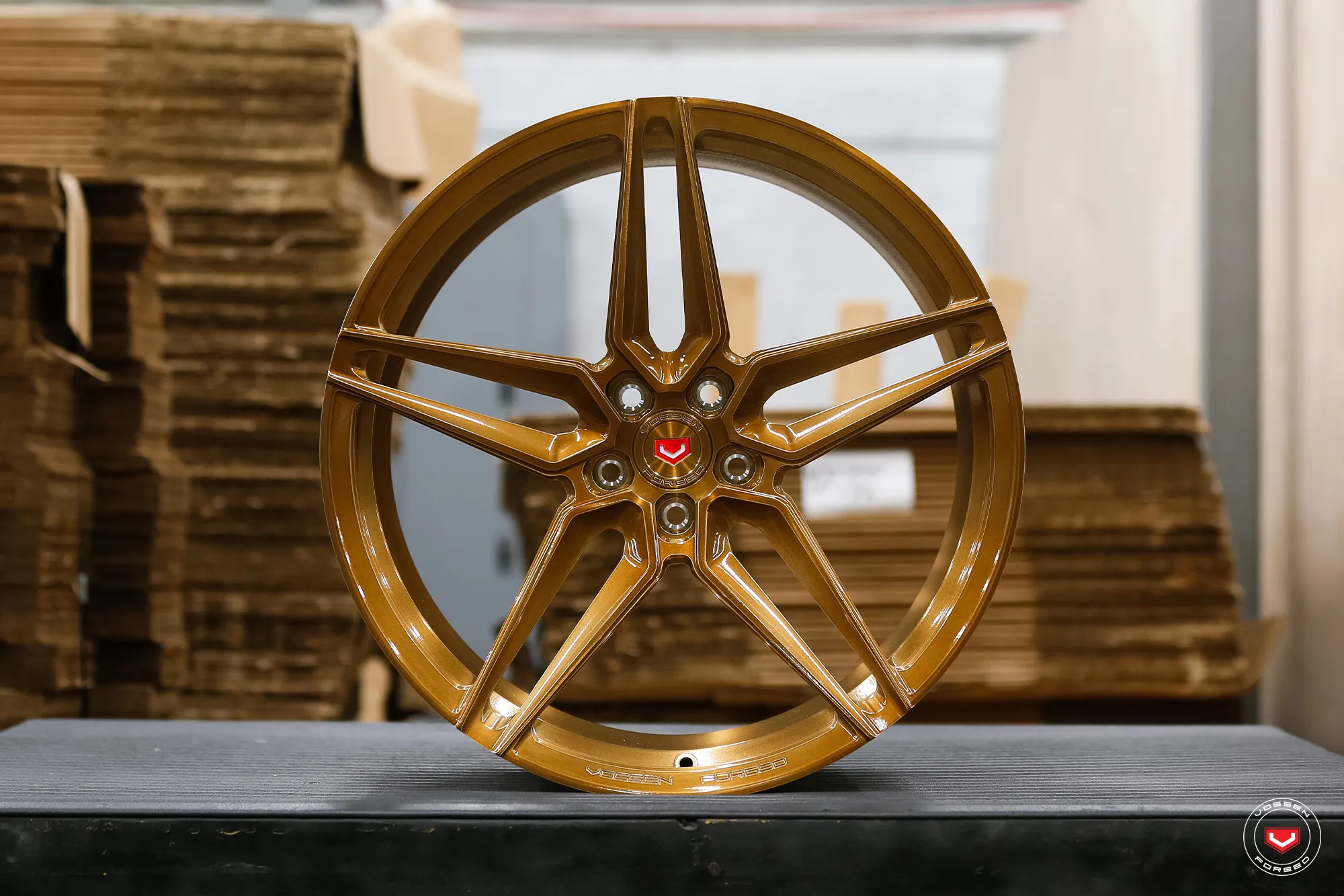 Vossen EVO 1 forged wheel — side profile