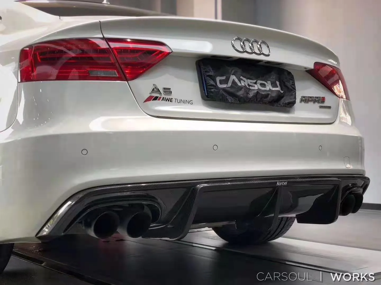 Check our price and buy Karbel Carbon Fiber Body kit set for Audi S5 B8.5