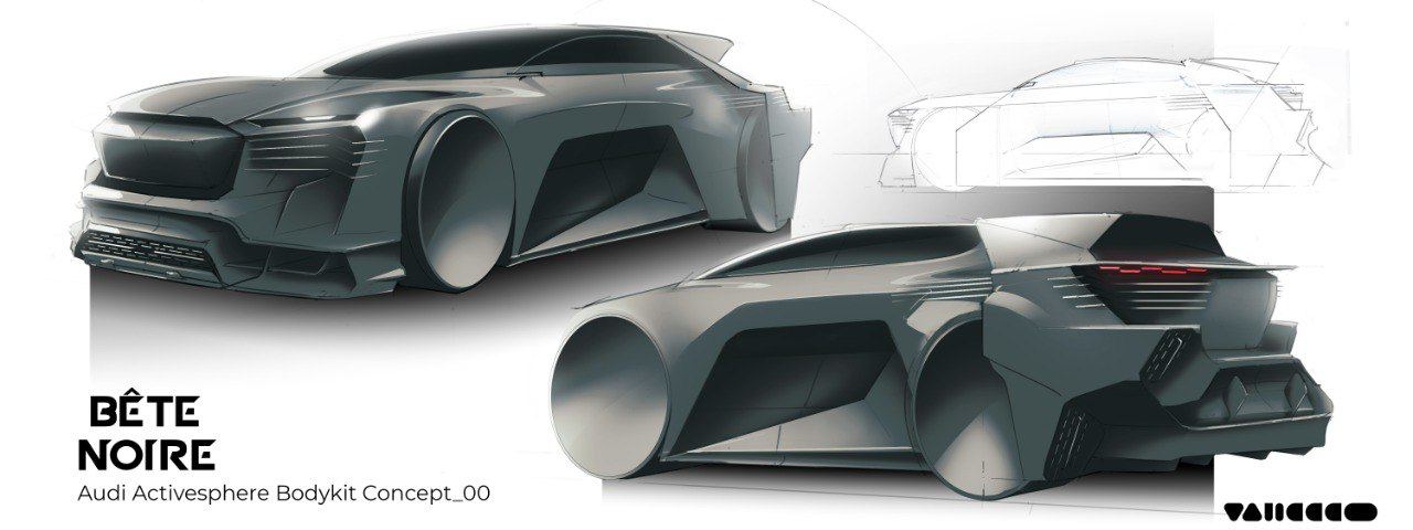 Audi Activesphere Custom Wide Body Kit by Bête Noire