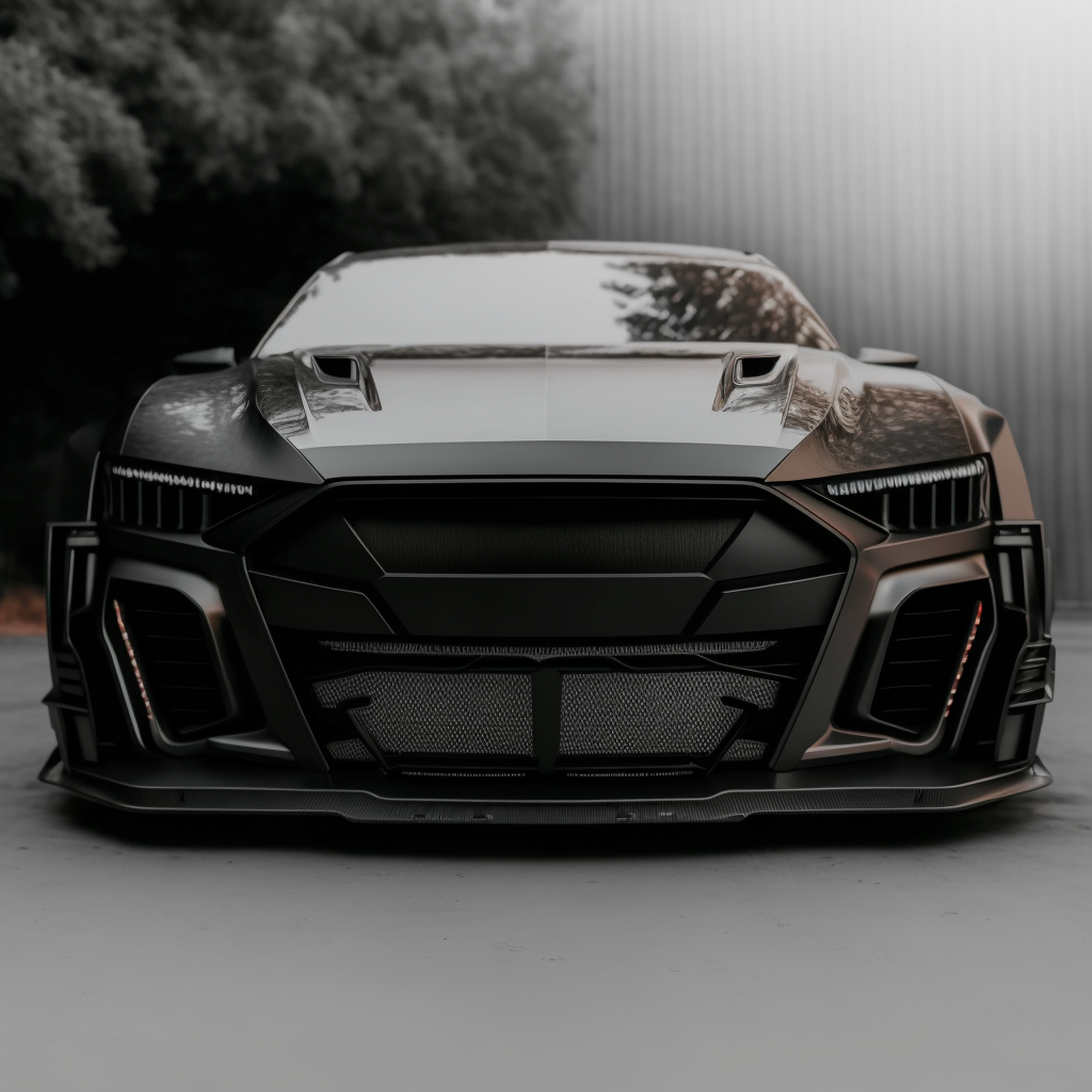 AI Custom Design Wide Body Front Bumper for Audi E-Tron Ver4.1
