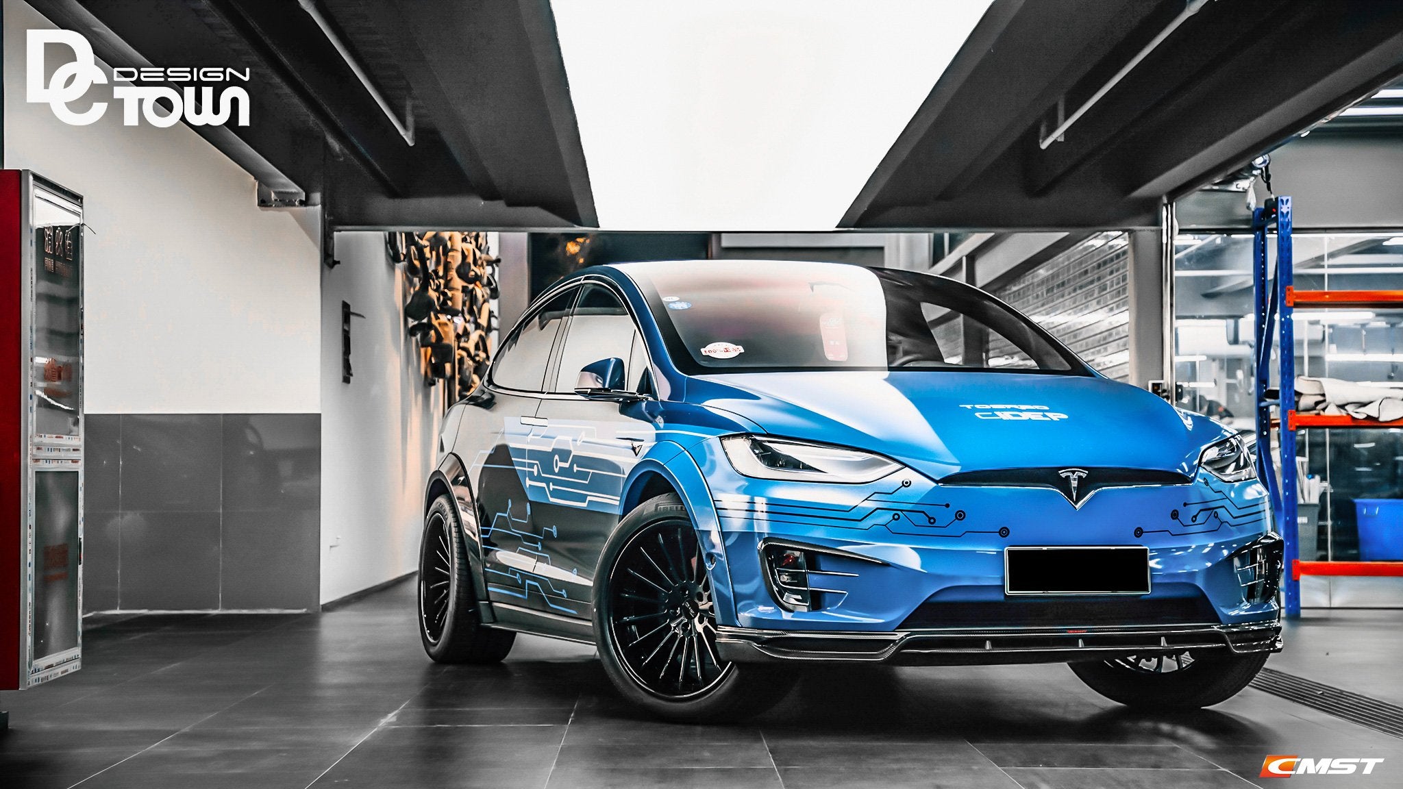 Check our price and buy CMST Carbon Fiber Body Kit set for Tesla Model X!