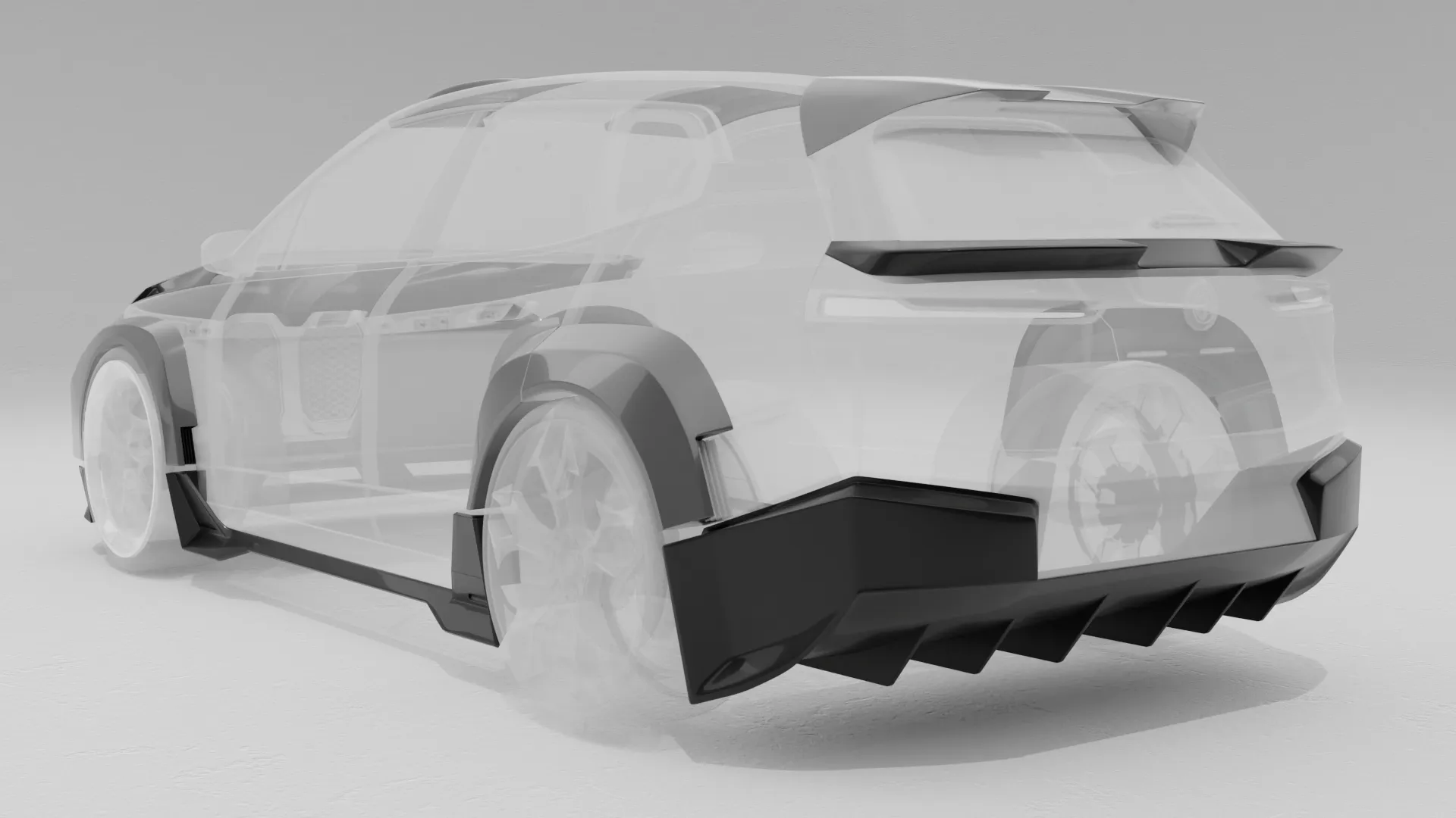 BMW iX I20 Custom Design Wide Body Kit by Bête Noire