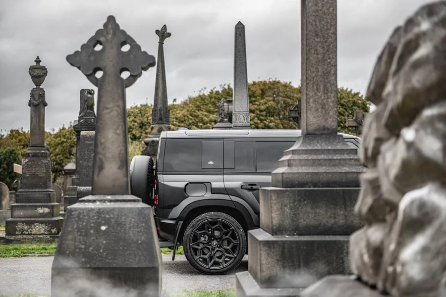 Check our price and buy Kahn Design carbon fiber body kit set for Land Rover Defender 110 wide track