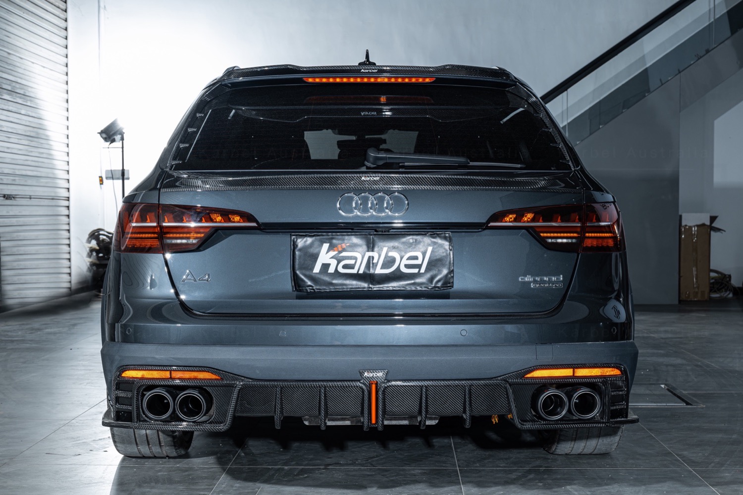 Check price and buy Karbel Carbon Fiber Body kit set for Audi A4 Allroad B9 2020