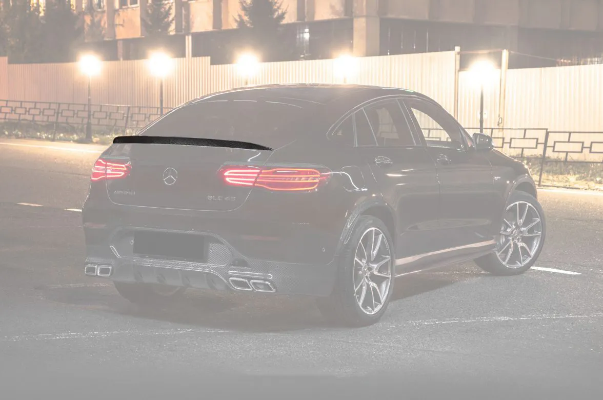 Trunk spoiler 2.0 Carbon for Mercedes GLC Coupe AMG C 253 AMG GLC 63