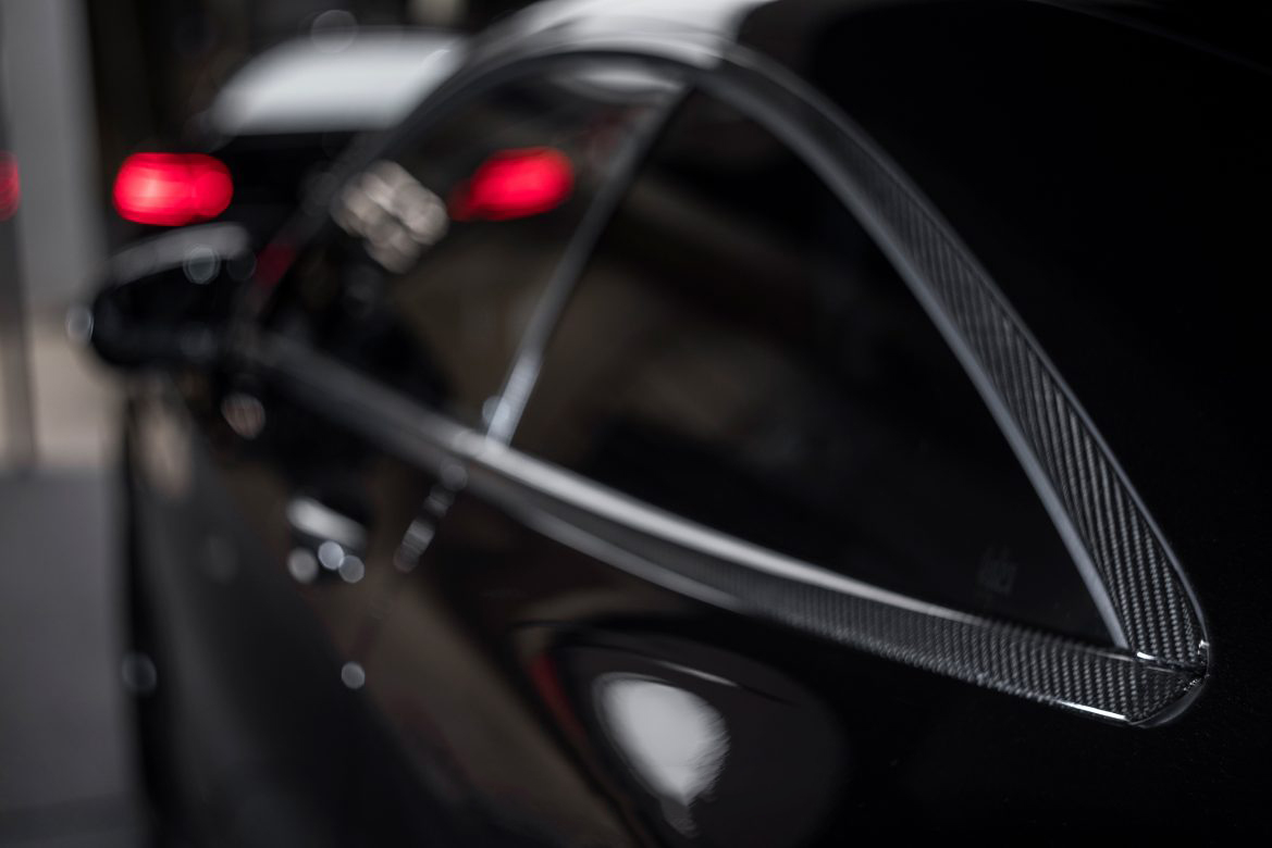 Edging around the side windows (6 parts) carbon for Mercedes S-class Coupe C217 AMG S63