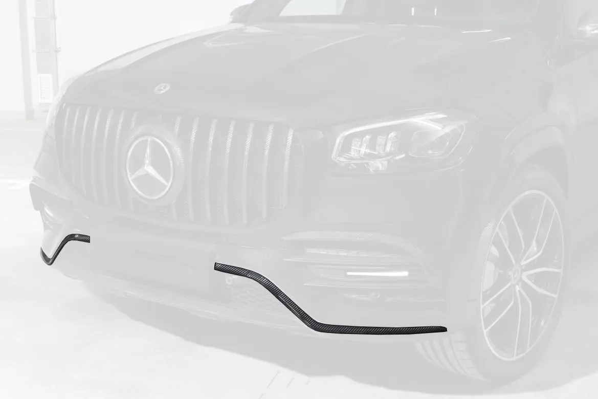 Front middle splitter add on Carbon for Mercedes-Benz GLS X167