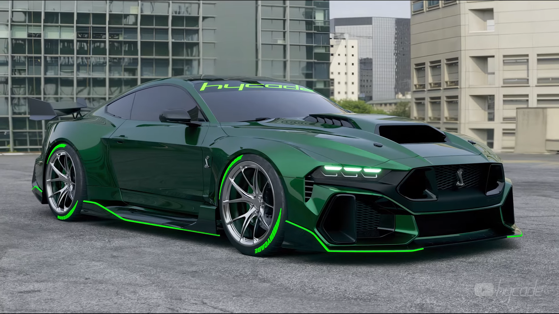 Ford Mustang GT 2024 Custom Body Kit by Hycade Buy with delivery