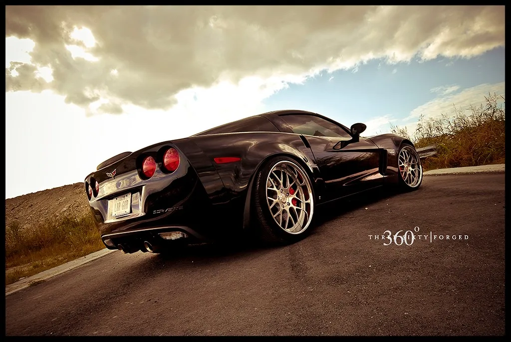 Corvette Z06 on 360 Forged Mesh 8 wheels