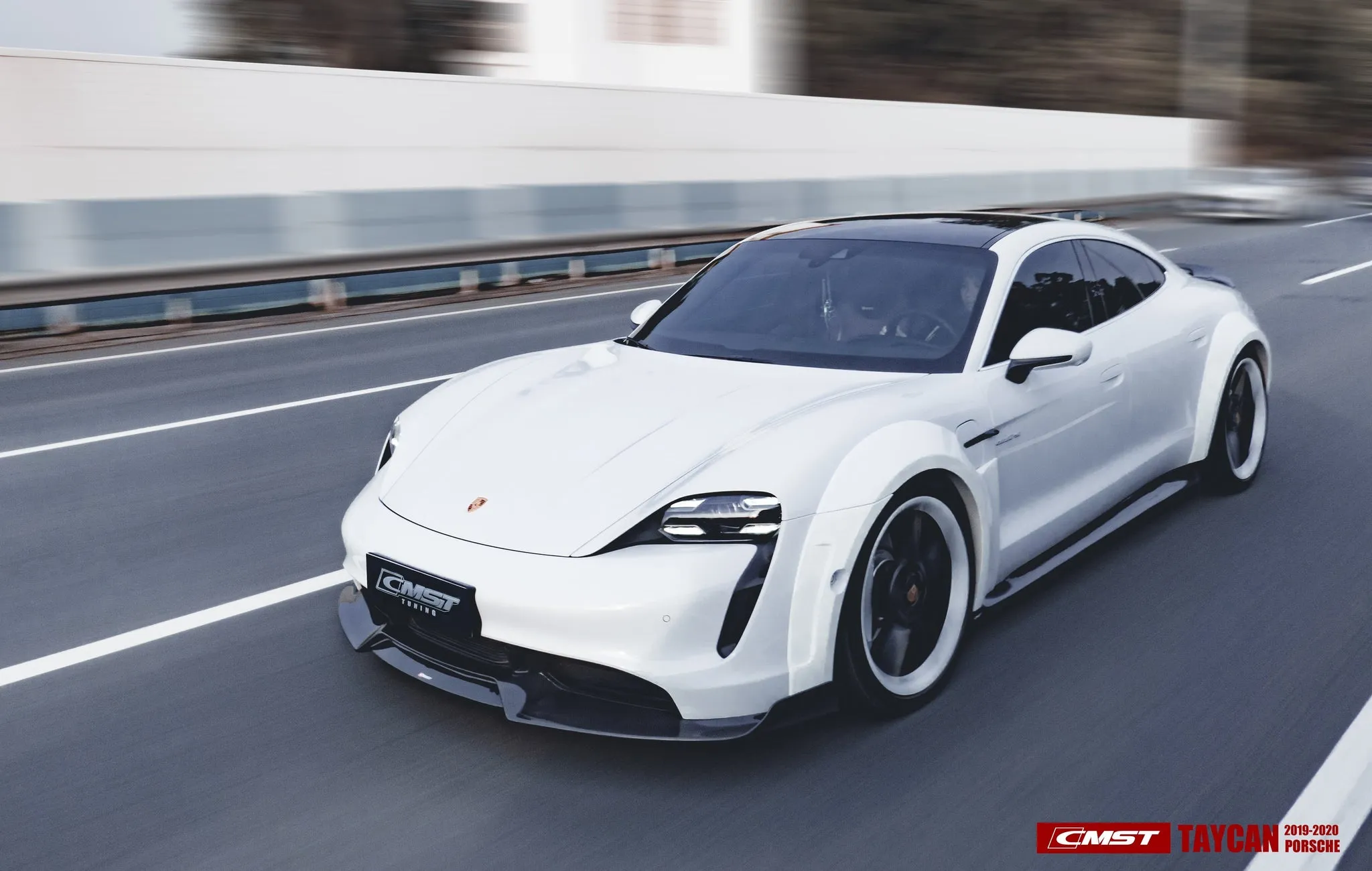 Check our price and buy CMST Carbon Fiber Body Kit set Style for Porsche Taycan Turbo & Turbo S