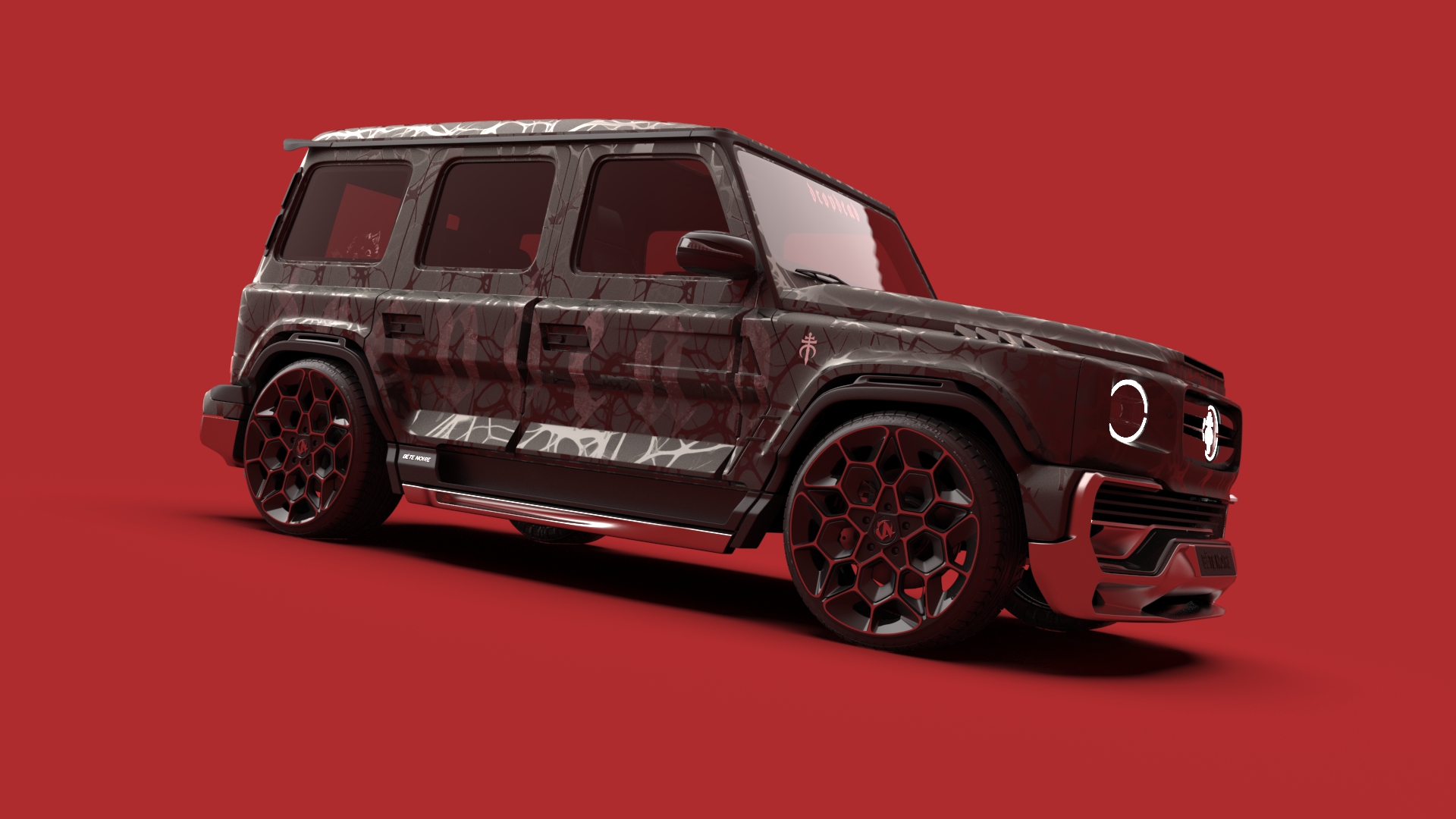 Mercedes-Benz EQG “DROPDEAD” Custom Wide Body Kit Design by Oli Sykes & Serge Savini