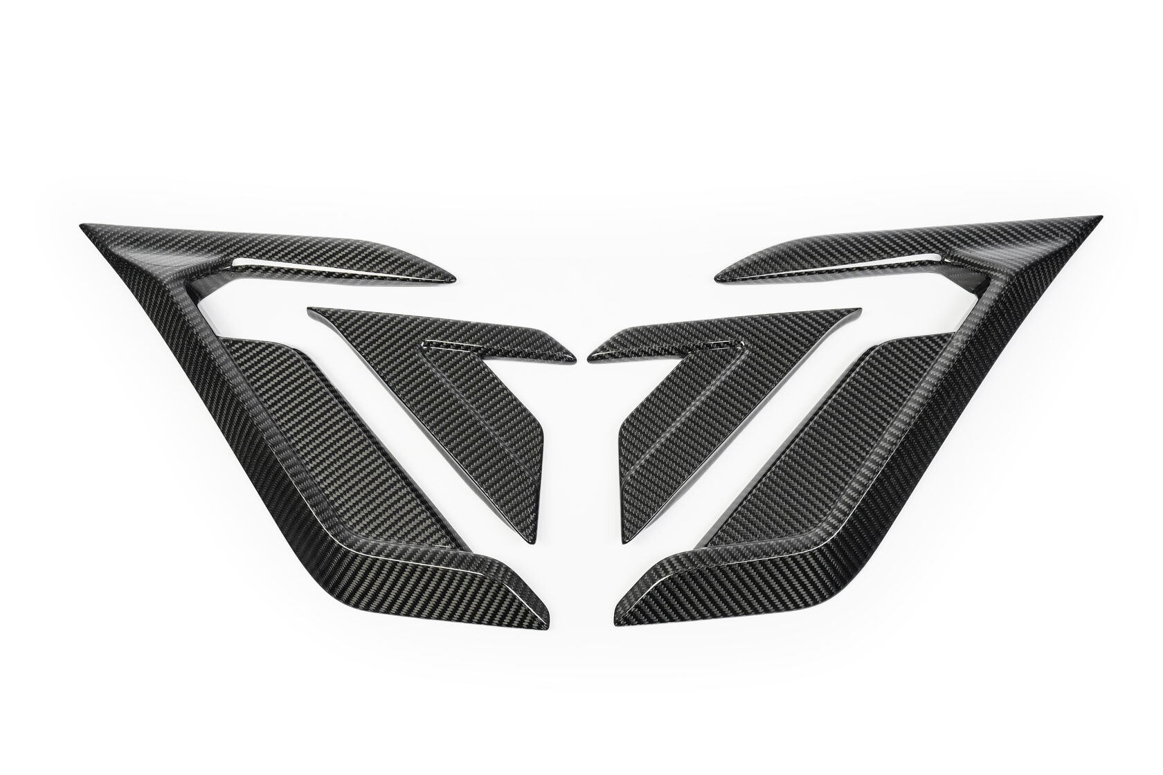 Front bumper pads Forged Carbon for BMW X6 M F96