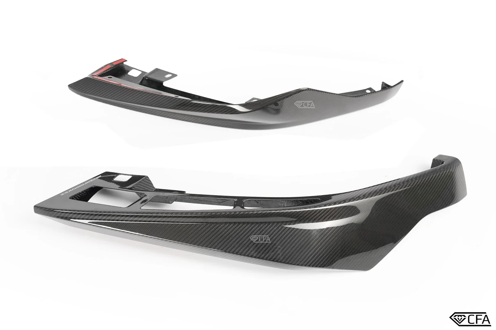 Front bumper lip M Performance Lite Carbon for BMW M5 F90 LCI Restyling ...